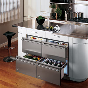 Cajón refrigerante 142 L Acero Inoxidable Monogram ZIDS240HSS